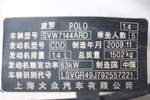 大众Polo2009款1.4L 手动 舒尚版