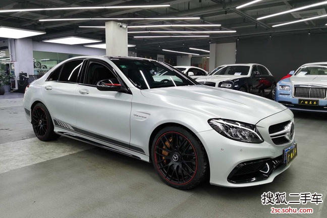 杭州二手奔驰C级AMG2017款AMG C 63 S 中国限量版价格89万 