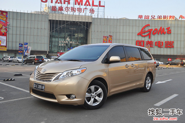 丰田Sienna2014款3.5L 美规低配