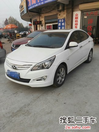 现代瑞纳三厢2014款1.4L 手动顶级型TOP