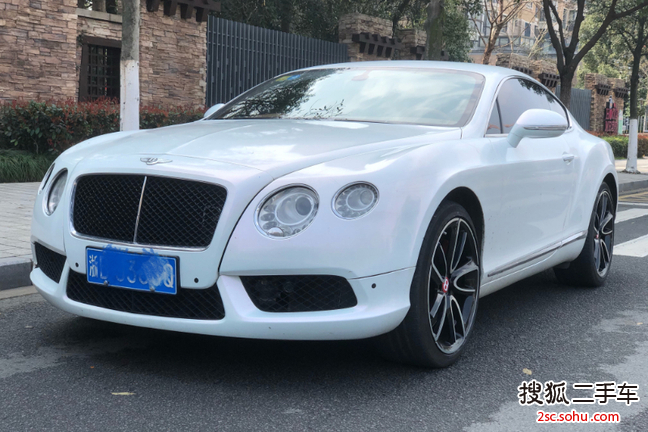 宁波二手宾利欧陆2012款4.0T GT V8价格116万 