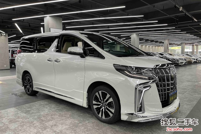 杭州二手丰田埃尔法2018款改款 3.5L 尊贵版价格123万 