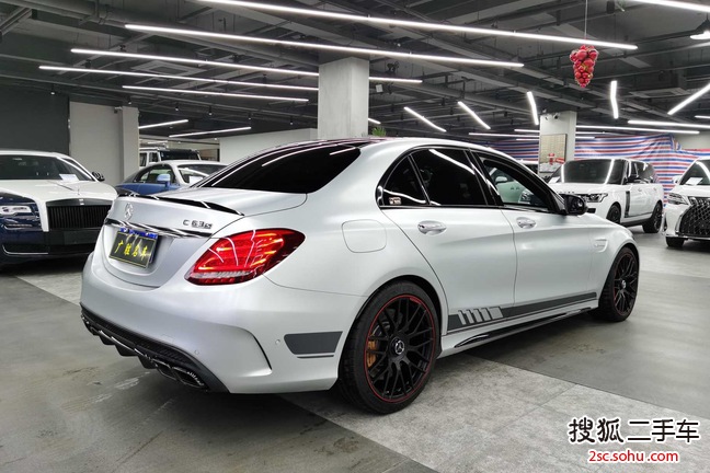杭州二手奔驰C级AMG2017款AMG C 63 S 中国限量版价格89万 