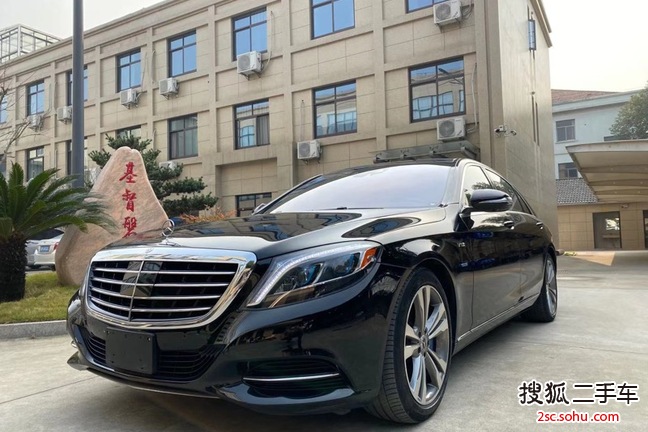 宁波二手奔驰S级混合动力2017款S 500 eL价格88万 
