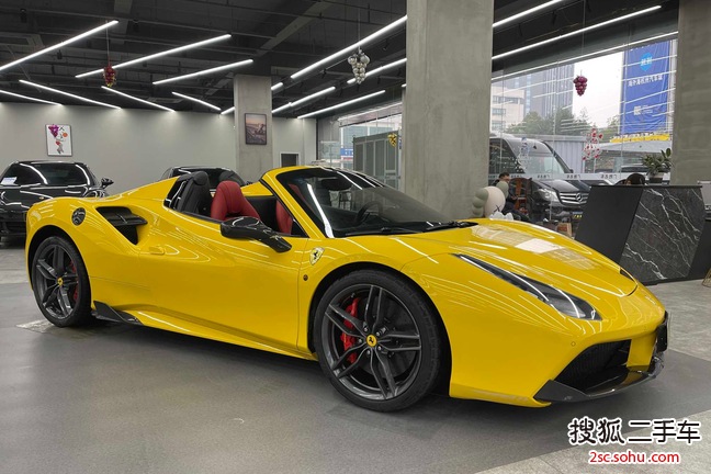杭州二手法拉利4882015款488 Spider价格325万 